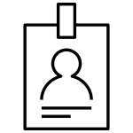 Id Badge SVG Icon